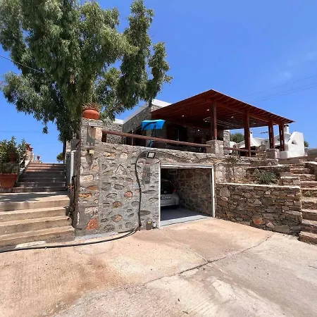 Πέτρινο Εξοχικό Σπίτι Στη Σύρο Agros  Exterior photo